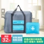 Phiên bản tiếng Hàn của túi lưu trữ du lịch có thể gập lại Trường hợp xe đẩy xách tay nylon không thấm nước hoàn thiện túi lớn Duffel túi túi du lịch da