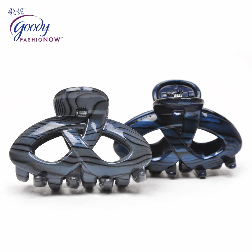 正品 美国Goody歌妮发饰 防滑纽纹发爪 发抓 欧美款爪夹 中号2个