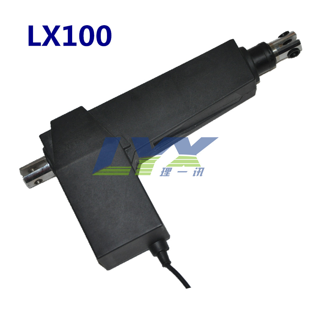 LX100 electric push rod 1000mm linear push rod 12V24V1 meter large thrust medical equipment room props