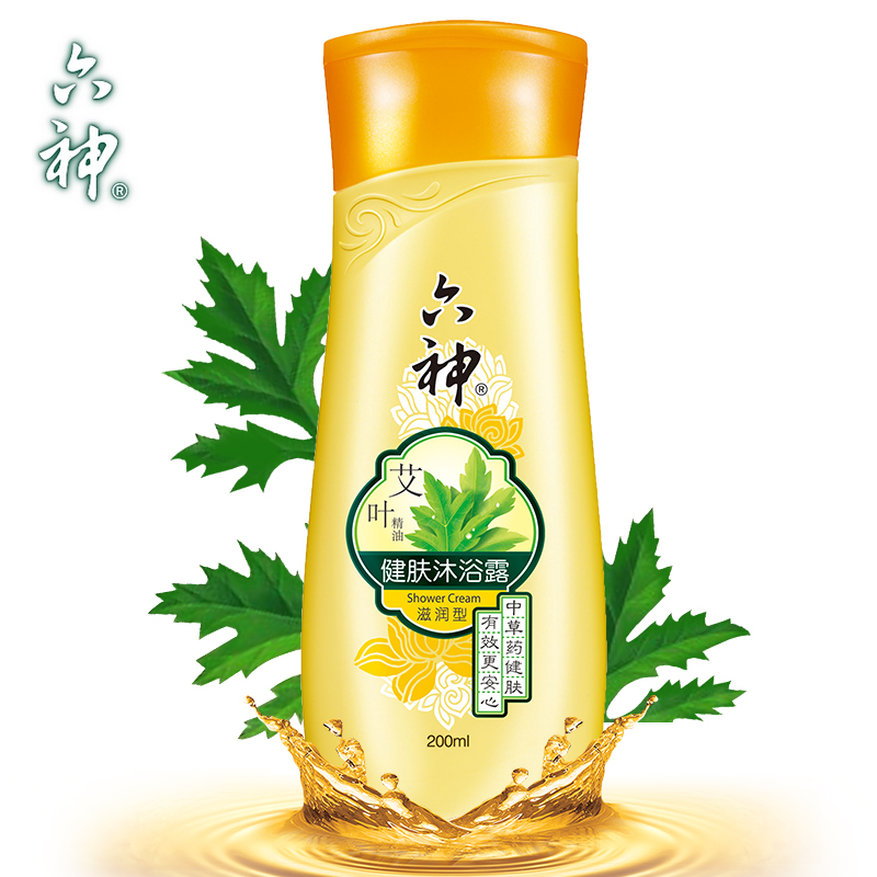 【天猫超市】六神艾叶健肤沐浴露(滋润型)200ml 中草药抑菌保湿