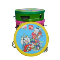 Xác thực trống tay mẫu giáo chuông tambourine nhảy tambourine trẻ em chuông nhạc cụ đồ chơi cho trẻ sơ sinh