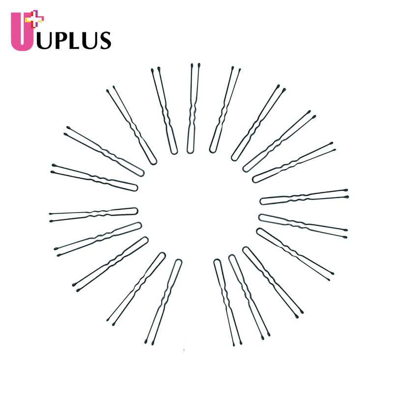 【天猫超市】UPLUS 黑色U型夹钢丝发夹百搭盘发夹造型夹 20只