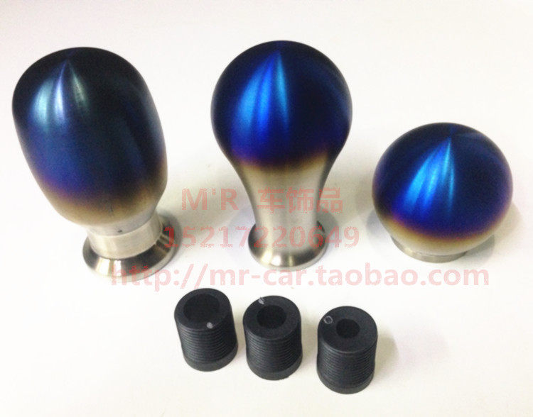 SPOON Ruizhi Yishen Mazda 6 modified titanium blue alloy forged gear head roasted blue plated universal gear head