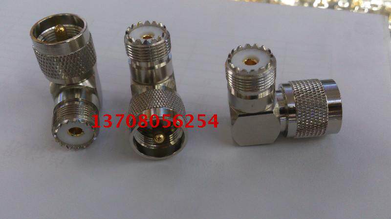 SL16JK One-male-bent M-male-bending UHF One-male-bending UHF One-male-bending full copper radiofrequency head