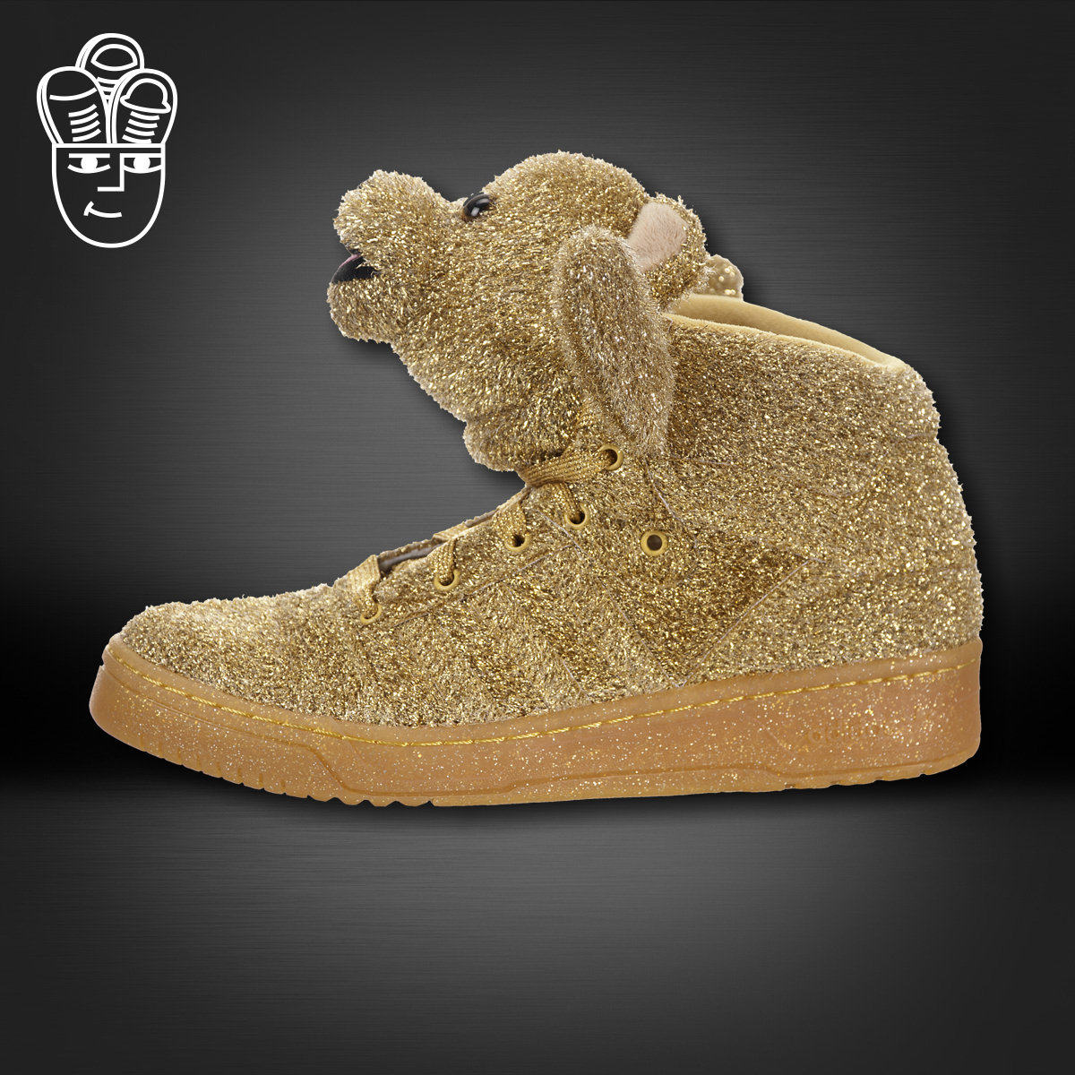 Adidas Jeremy Scott Holiday Bear 三叶草情侣金泰迪熊 g96188