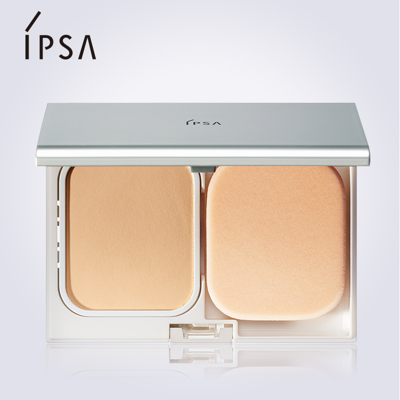 IPSA茵芙莎光透恒美蜜粉饼套装带粉盒 SPF23/PA+++遮瑕透明感