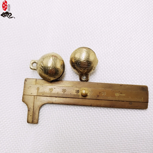 Детская булавка для раннего возраста, латунный колокольчик, красочная медная брошь, подвеска