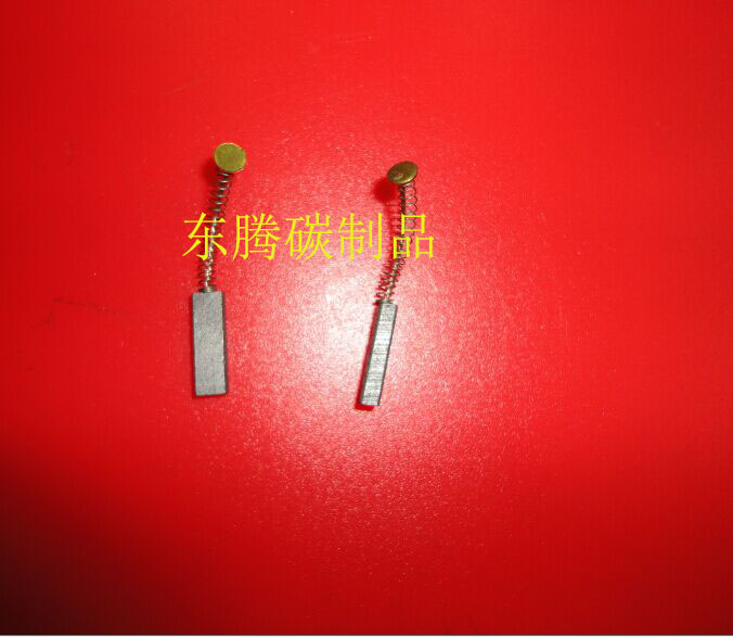 Totem carbon brush spring carbon brush speed motor carbon brush servo motor carbon brush with copper carbon brush 3X4X13MM
