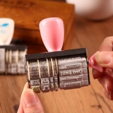 Универсальный фотоальбом с аксессуарами ручной работы, крутящаяся печать, украшение, чернильная подушечка, «сделай сам»