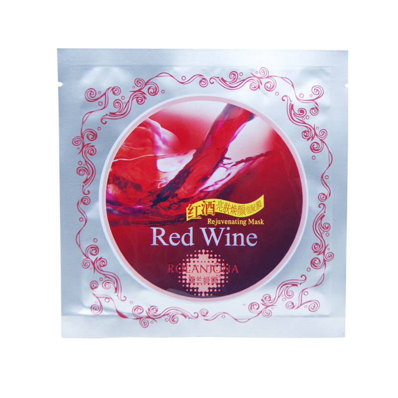 20片包邮露兰姬娜红酒亮肤面贴膜贴 提亮 保湿美 补水