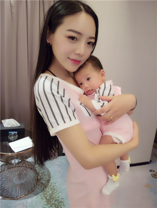2019 summer pro-fitting breast-feeding clothes out of the sea fashion gestation woman clothing pure cotton baby khays climbing to mother and child clothes