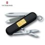 Victorinox Swiss Army Knife Gold khảm Model 58mm Trung sĩ dao ngoài trời Đa dụng cụ Dao Mini Dao mua dao victorinox ở đâu