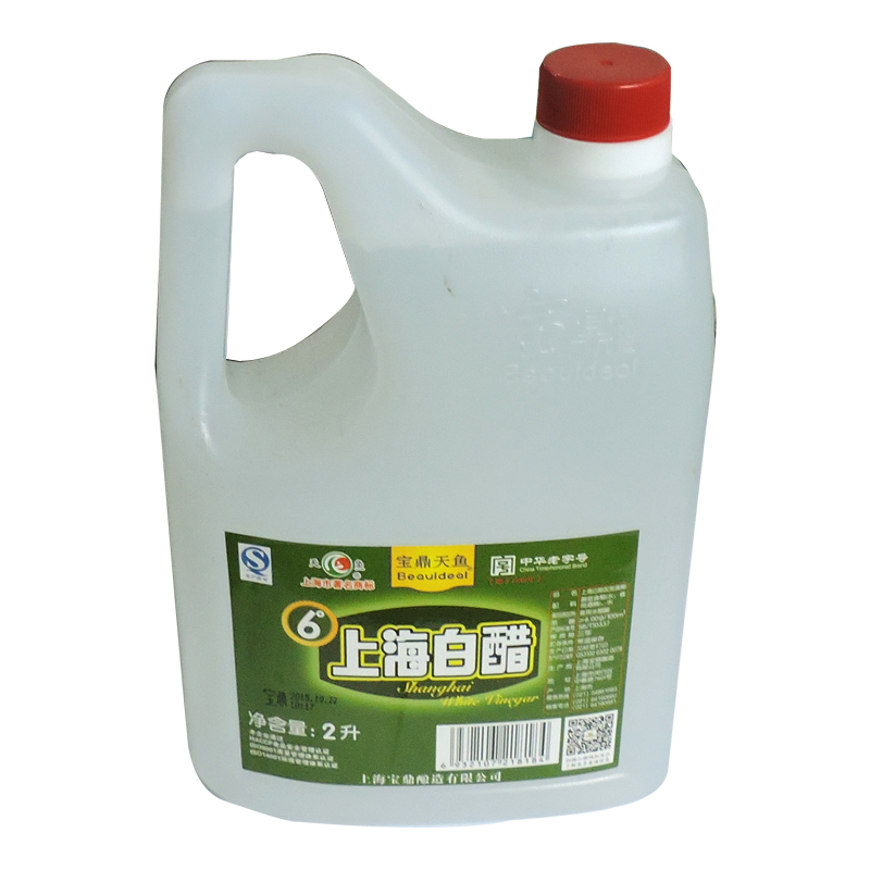 【天猫超市】宝鼎天鱼上海白醋6度2L    调味品   上海白醋6度