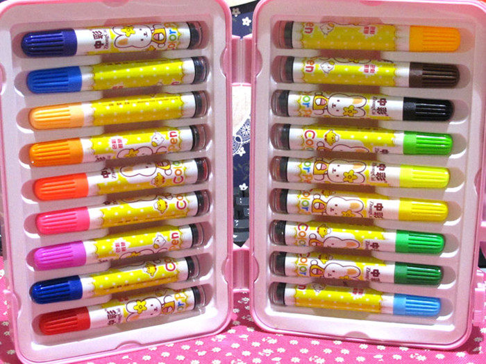 Medium color 887-12 color 18 color 24 36 color 36 color boxed with seal watercolor pen elementary school student painting paint pen