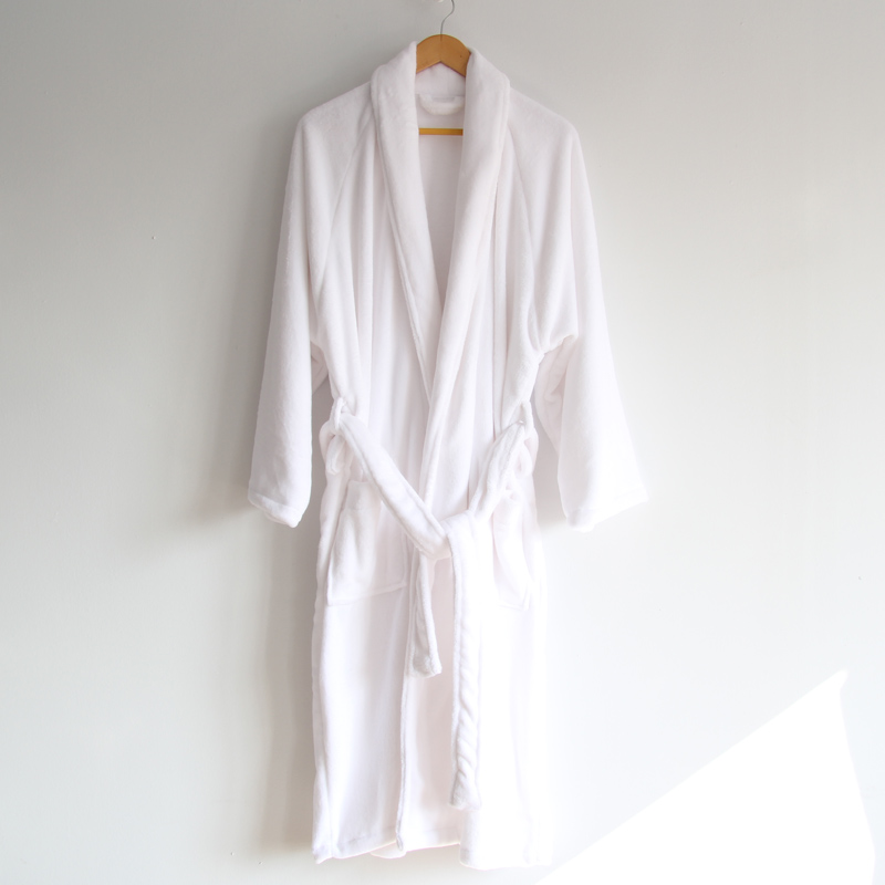 Foreign trade export autumn and winter men and women coral fleece nightgown five-star hotel extra long autumn and winter bathrobe