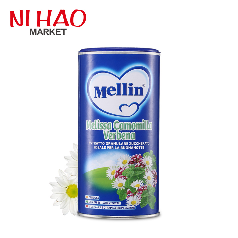 意大利进口美林Mellin宝宝晚安菊花晶菊花茶 200G/罐