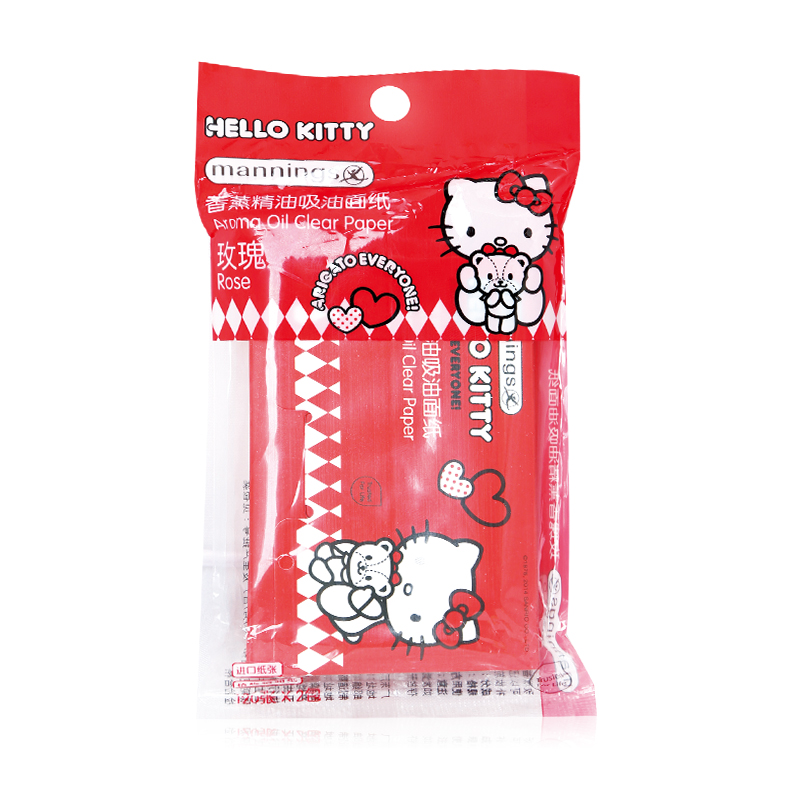 【天猫超市】mannings/万宁 Hello Kitty香薰精油吸油面纸120*2包