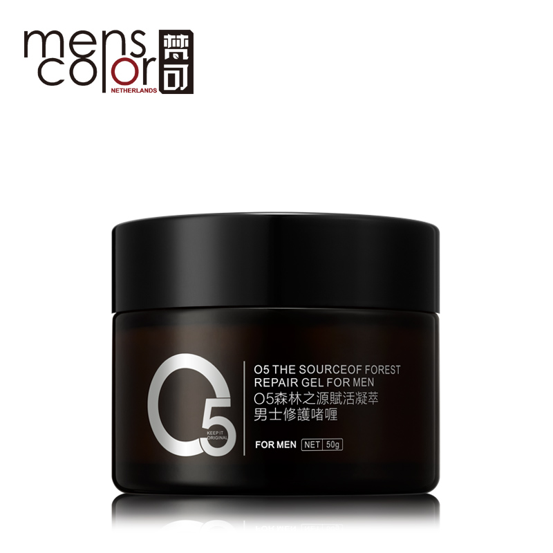 menscolor梵可O5森林之源赋活凝萃男士修护啫喱50g新品乳液霜护肤