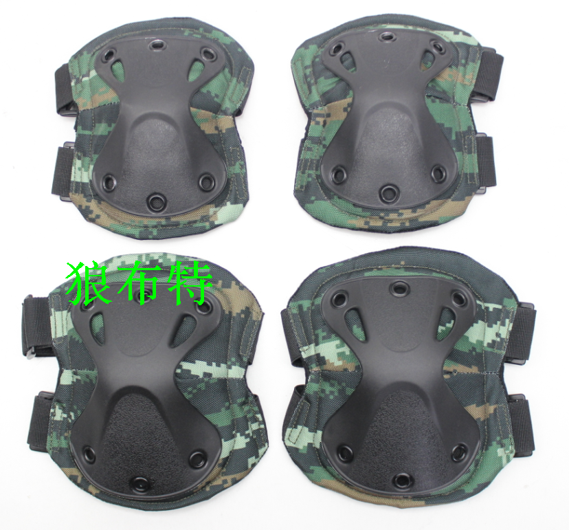 Deformation King Kong kneecap armguard elbow tiger spotted camouflated guard hunters camouflated with camouflager promotion