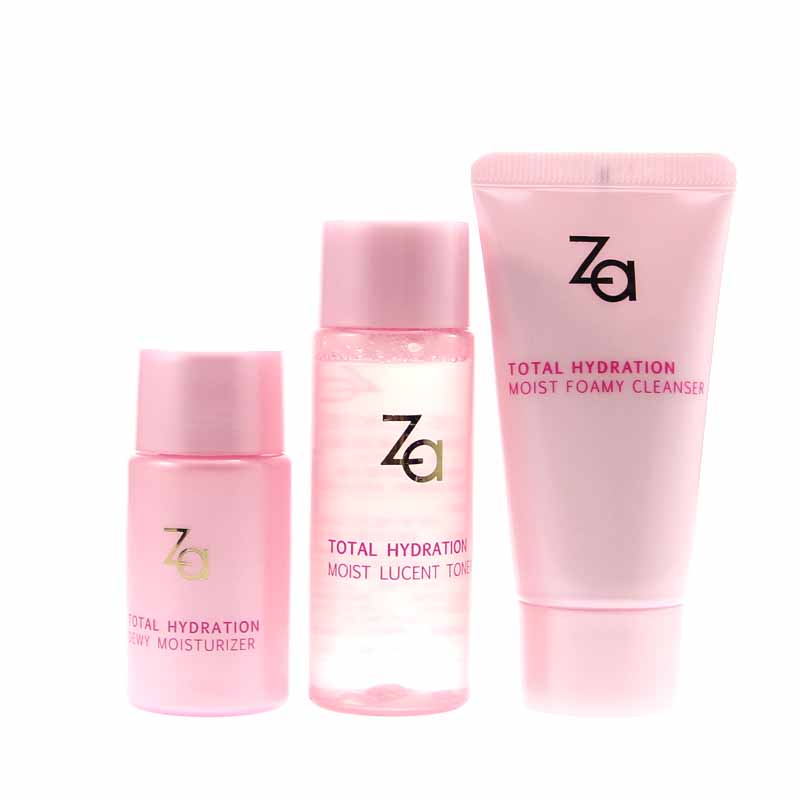 包邮会员答谢品 za姬芮多元水活凝润洁面30g水30ml 乳液20ml套装