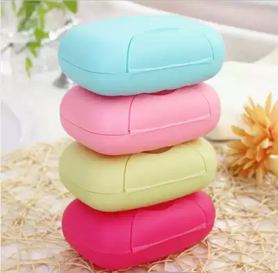 Outdoor travel creative artifact portable storage soap box travel without leakage soap storage box