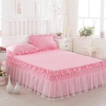 Han edition Princess Lace Bed Skirt Single Bed Mat Bed Bed Little Sit Mength Protection Suite Bed & Breakfast Mat