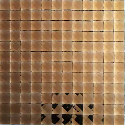 Secret spell 25 Brown 13-sided diamond mosaic edging mirror TV wall stickers background wall glass mosaic wall tiles