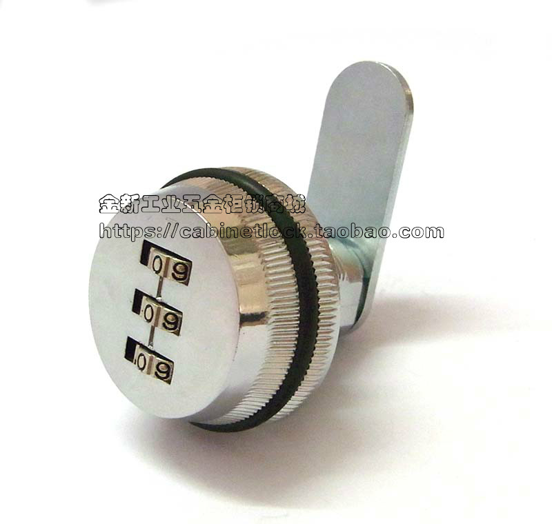 Three password turn tongue lock locker lock shoe cabinet lock without key lock letterbox lock password lock