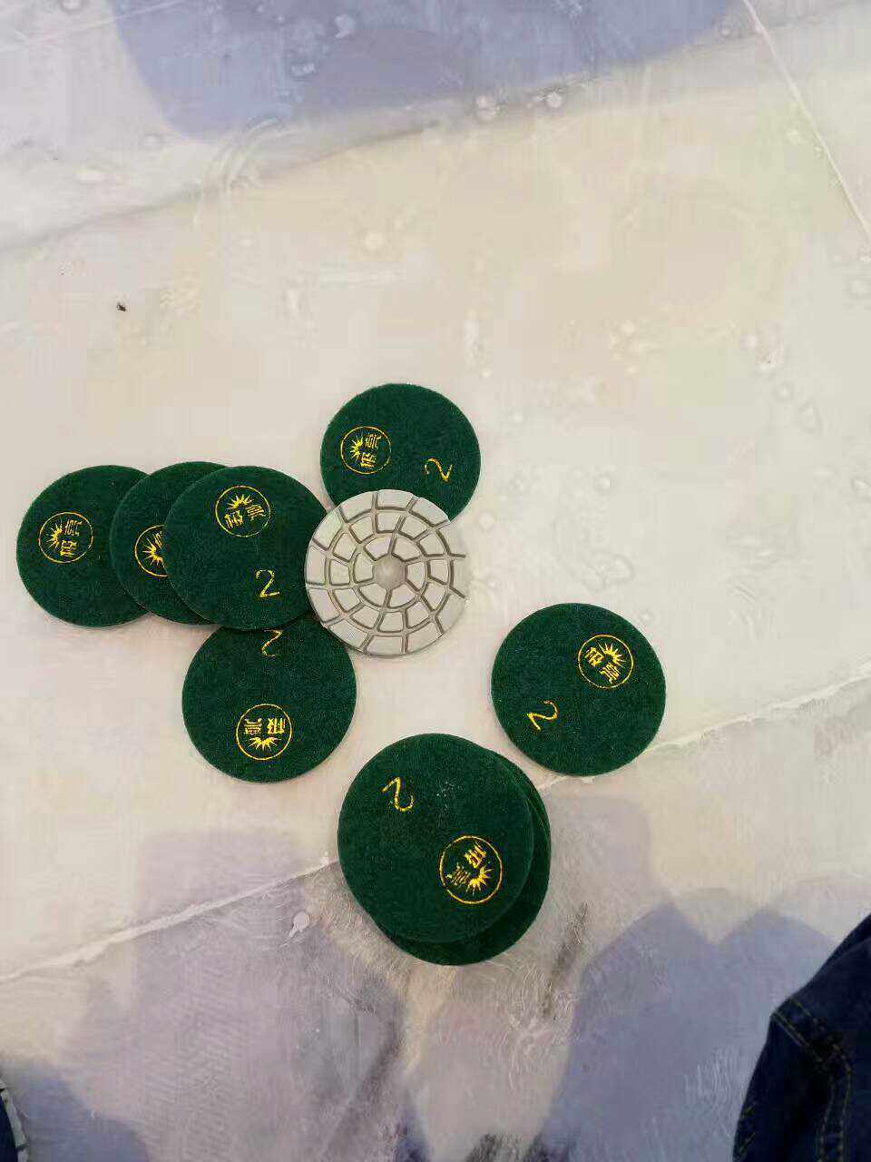 Marble extremely bright grinding piece 2 steps marble grinding piece 12 grinding piece speed fast finish powder 80 degrees No. 1 No. 2 thickening