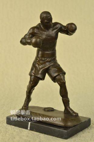 (U.S. delivery) The world is limited to 70 pieces of boxing champion Mike Tyson statue ornaments all copper pure hand-made