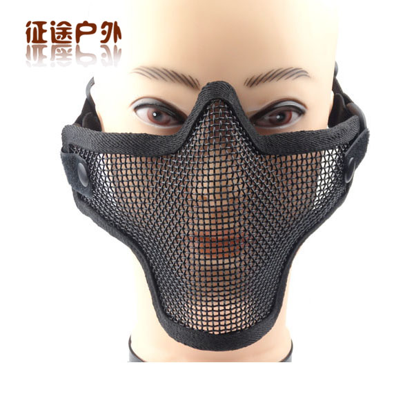 TMC chief half face protective mask CS iron mesh breathable mask field mesh steel wire protective gear protective mask