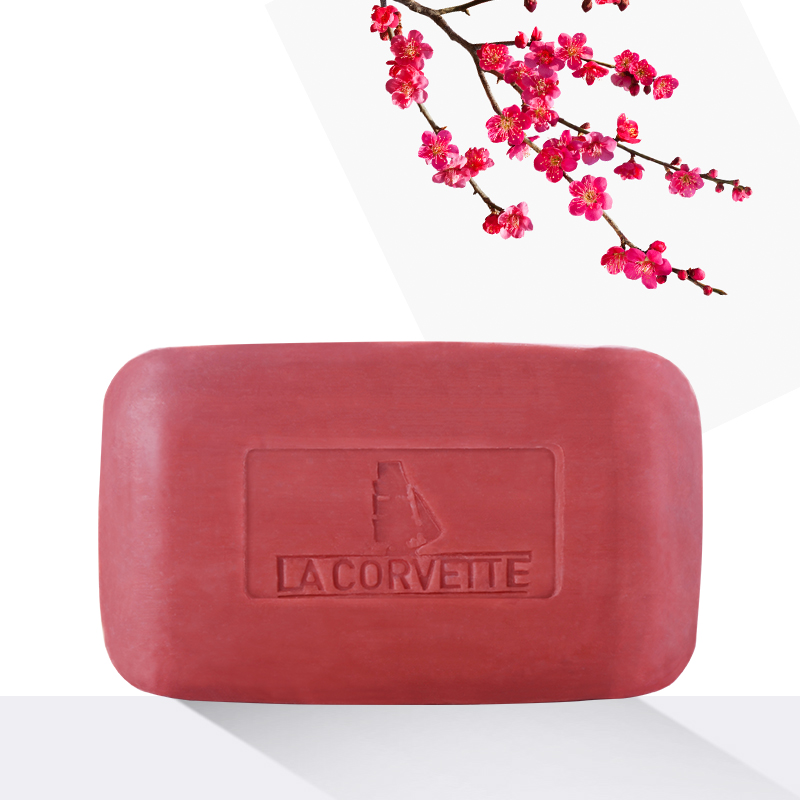 LA CORVETTE普罗旺斯红莓香水皂200g 控油保湿手工皂 沐浴皂男女