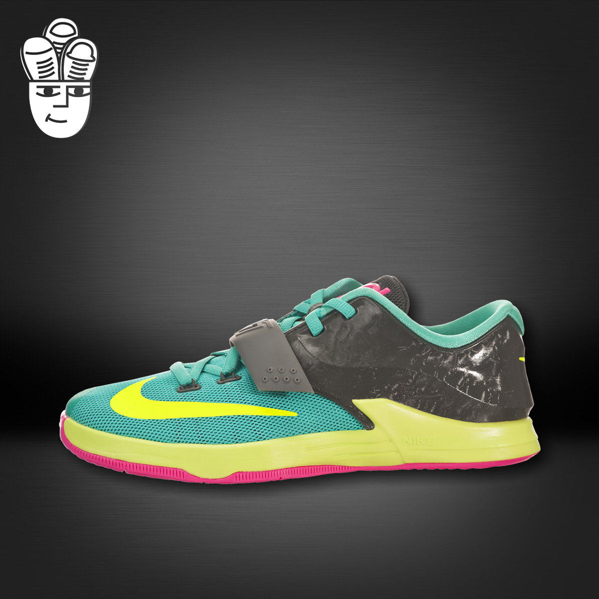 Nike KD 7 耐克杜兰特7代儿童鞋 幼童运动休闲鞋 时尚橙黄