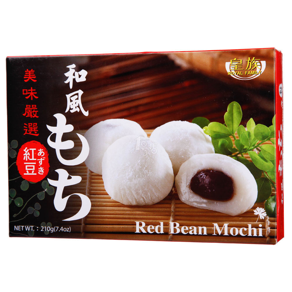 皇族 和风红豆味夹心糯米饼 210g 台湾