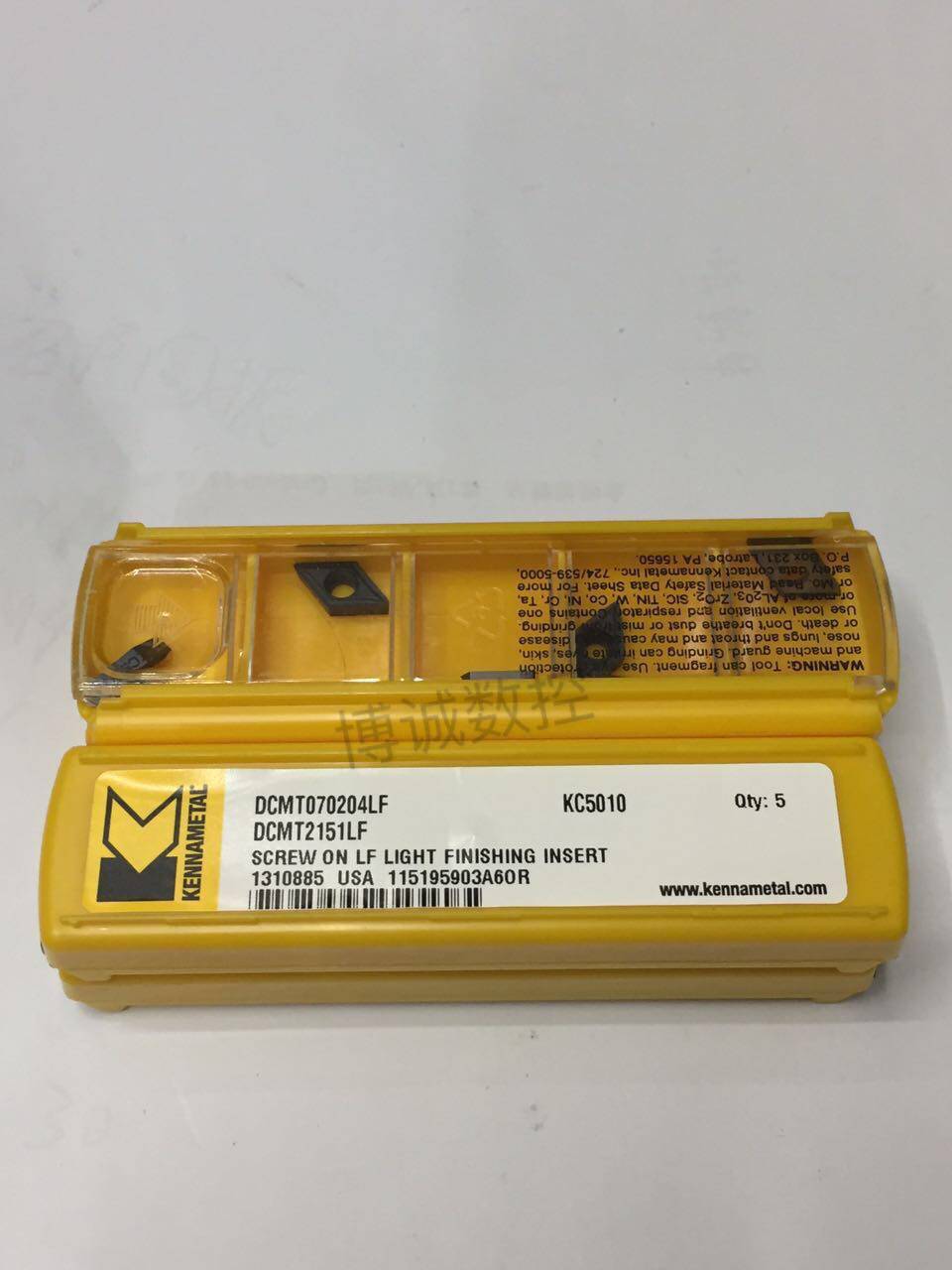 American Kenner CNC blade DCMT070202LF DCMT070204LF KC5010 high temperature titanium alloy