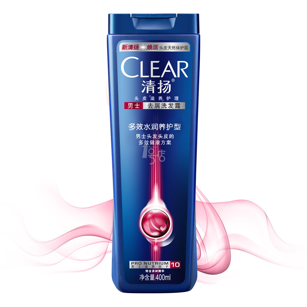 Clear 清扬 男士去屑洗发露 400ml 多效水润养护型