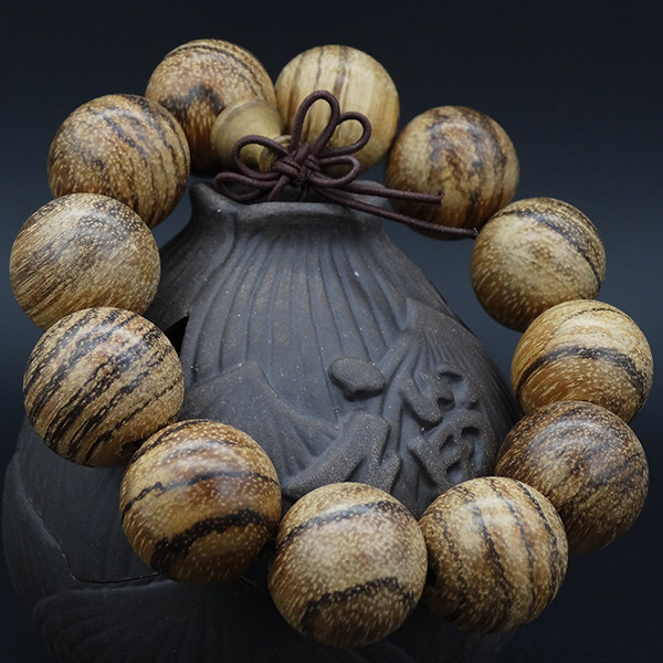 Vietnam agarwood white sand sink bracelet Buddha beads flower odd nanmu sandalwood hand jewelry rosary for men and women