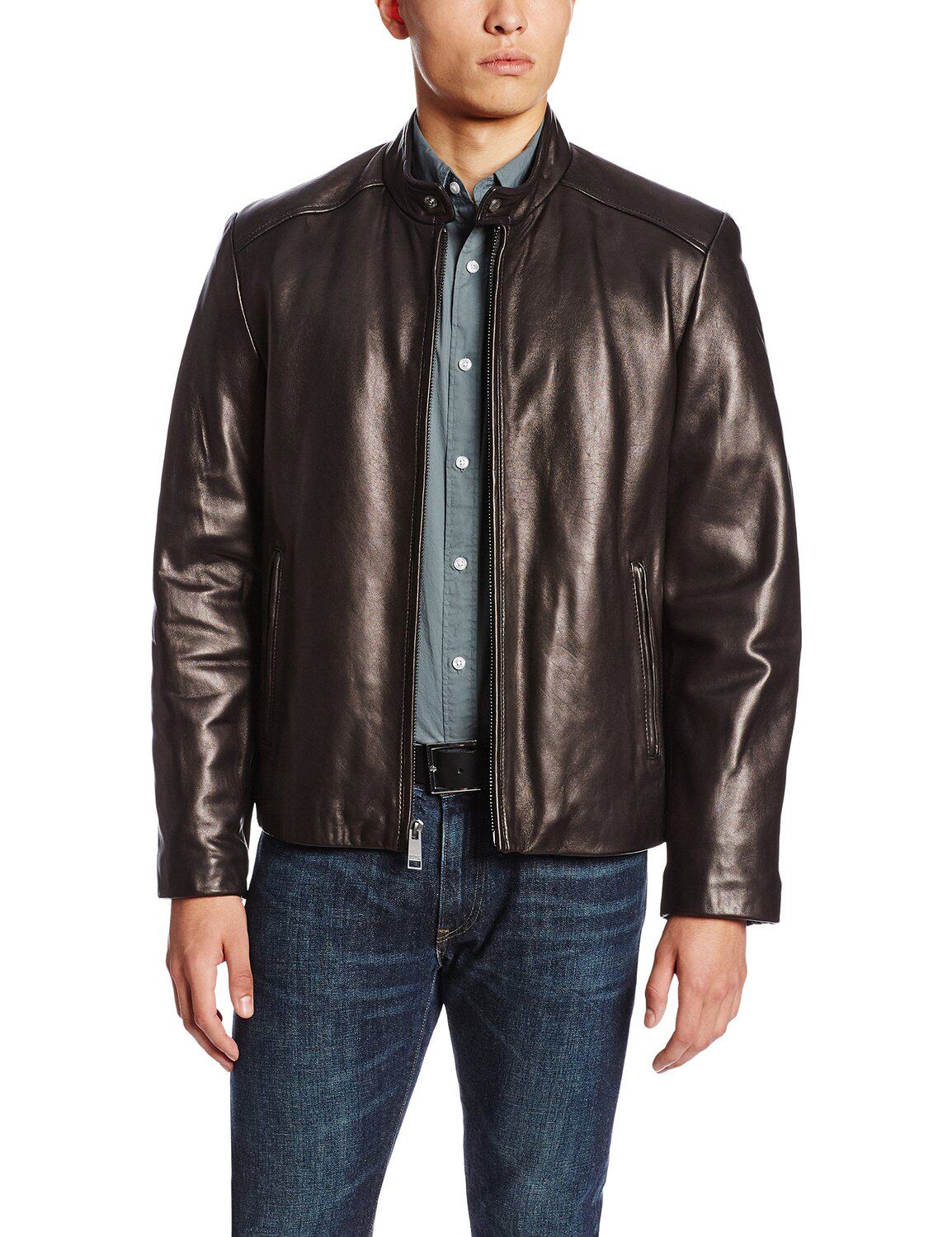 MARC NEW YORK men's short genuine leather leather jacket sheepskin MM4A1480 U.S. direct mail