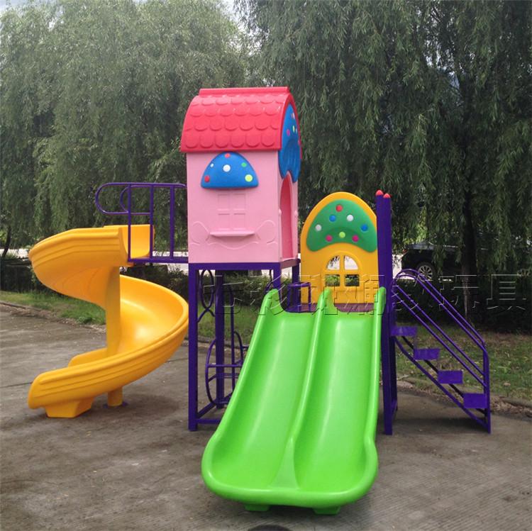Kindergarten small and medium size outdoor plastic combined slide ladders small doctoral slides children entertainment equipment sliding slides-Taobao
