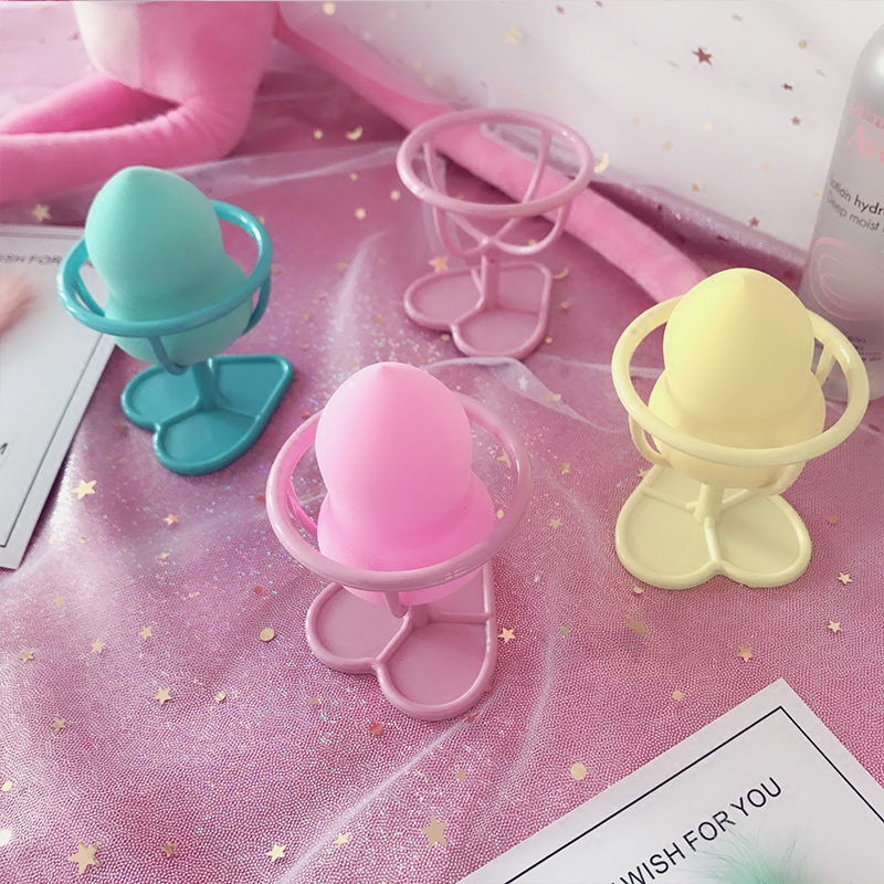Puff storage shelf Makeup egg sponge Puff egg tray Small gourd puff drying rack Beauty puff rack