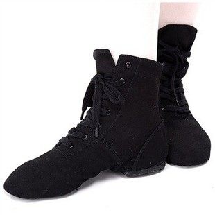 Red dance shoes dance shoes women's canvas jazz boots ethnic dance practice shoes modern square dance shoes dance shoes 1032