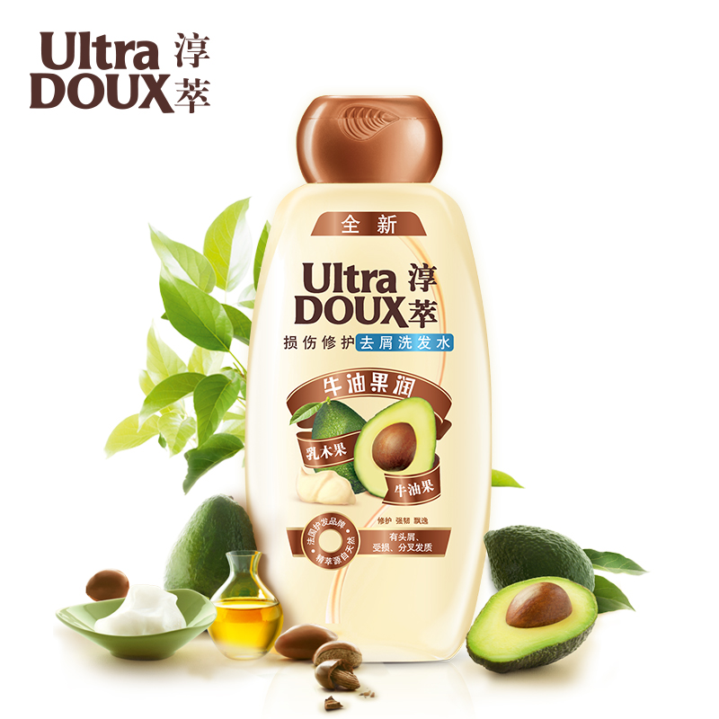 【天猫超市】ULTRA DOUX淳萃牛油果损伤修护去屑洗发水 400ml