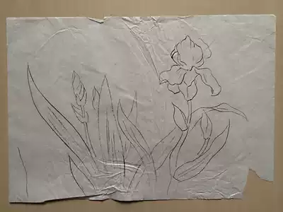 Children's stick figure Children's Chinese painting