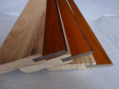 Manual screen printing wooden handle scraper 50*9 pointed scraper V-shaped knife edge scraper scraper screen printing material