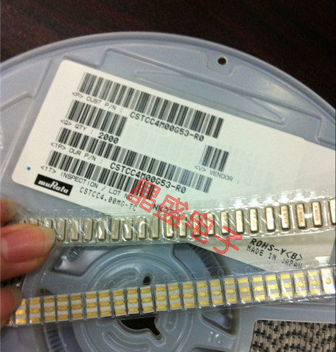 CSTCC4M 4MHZ 4M 4 000M 3X7 3*7 SMD 3 feet ceramic filter crystal oscillator SMD 3P import