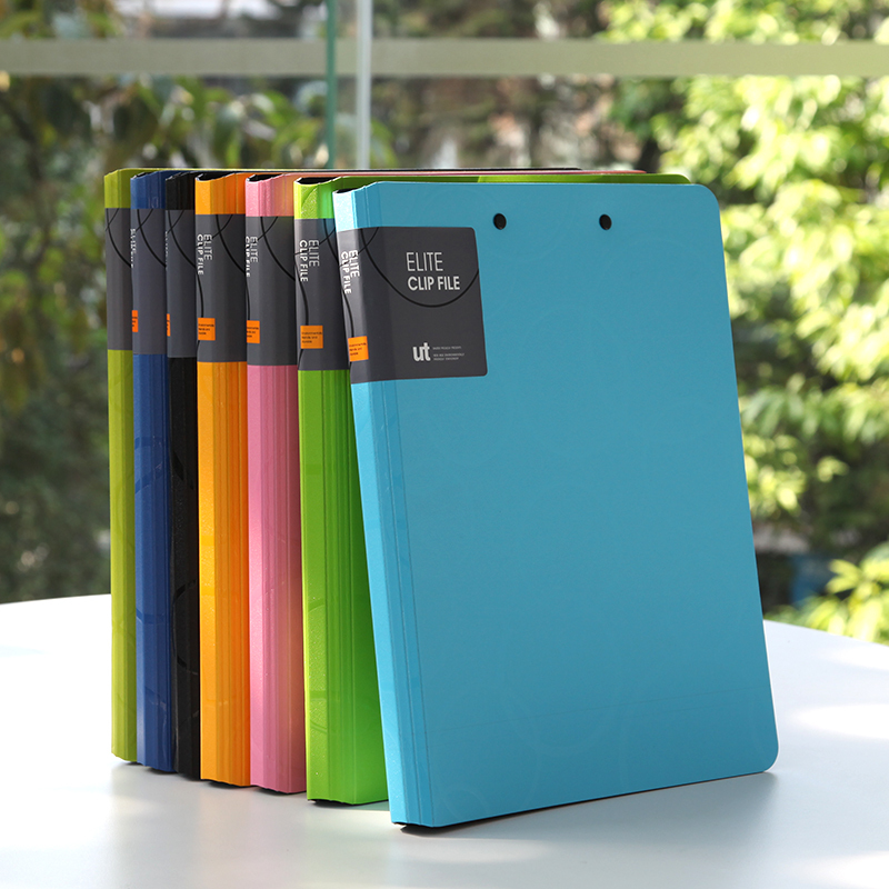 Shude Aisijie U1042W Bubble File Folder Double Clip Test Paper Folder Document Folder Business Office Folder A4 Thickened