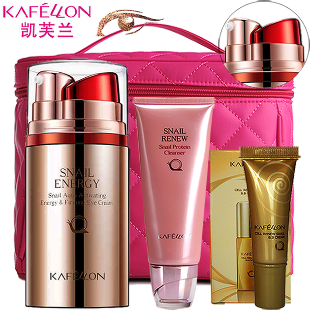 kafellon/凯芙兰蜗牛水活能量紧致眼乳霜紧致淡化细纹保湿眼霜