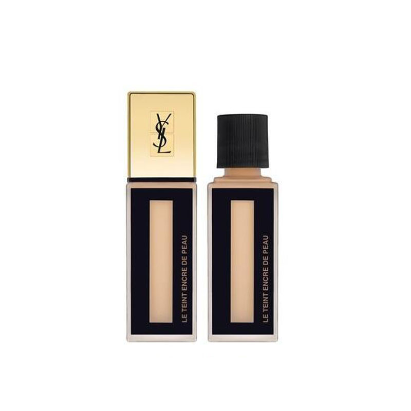 YSL/圣罗兰长效丝绸控油粉底液SPF18 完美哑光羽毛粉底液25ml