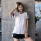 QTS thể thao nhanh khô áo thun thoáng khí giảm béo tập thể dục mặc áo chạy thể thao áo sơ mi nữ mùa hè yoga ngắn tay