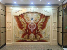 стойка 定制人造大理石罗马柱电视沙发背景墙 通体大理石整体欧式 罗马柱